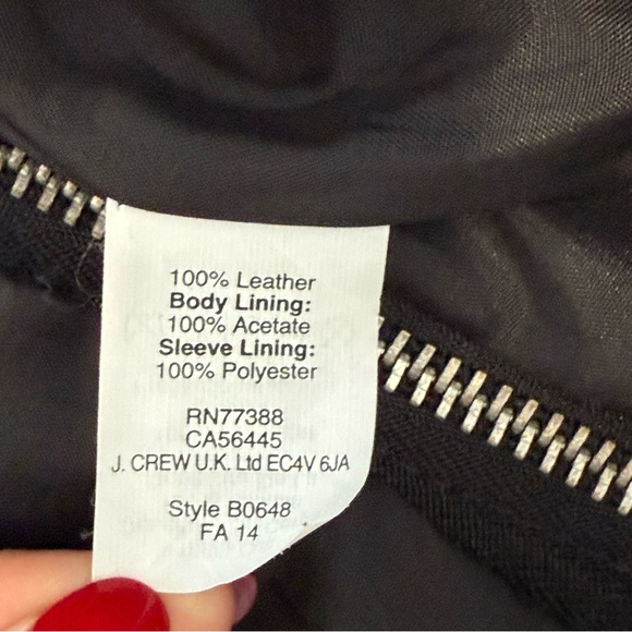 Madewell Black Leather Jacket - Picture 9 of 10